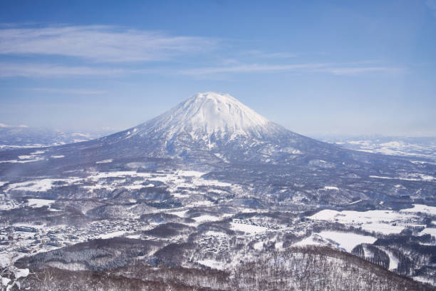 istock Mountain Yotei view from ropeway of niseko view point 2197043943