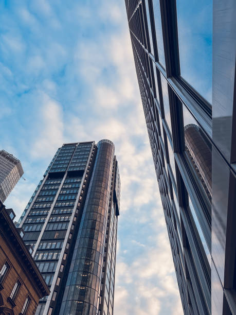 istock City skyline with a tall building in the middle 2197054361