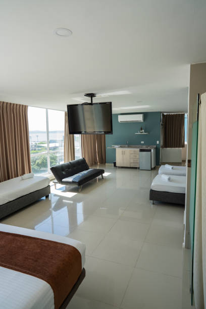 istock Brightly and Fresh Bedroom Suite 2197063580