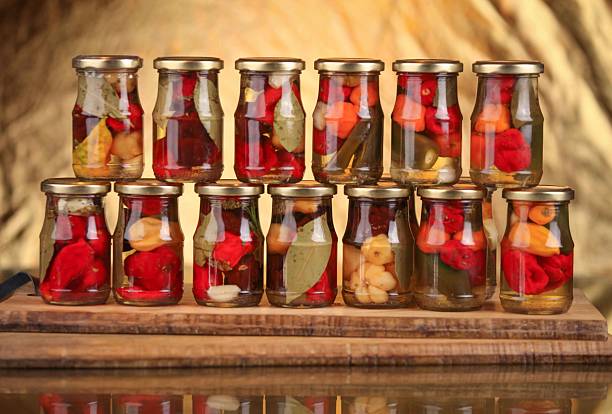 seasonings in jars