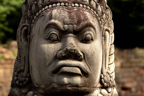 istock bust of serious warrior with broken nose 2197068131
