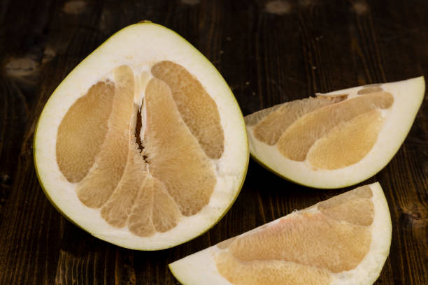 istock ripe pomelo with lots of pulp cut into pieces 2197068773