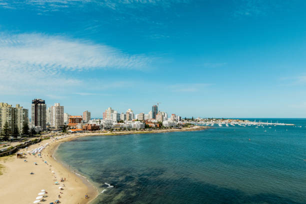 istock Aerial view of Playa Mansa on Punta Del Este, Uruguay 2197069973