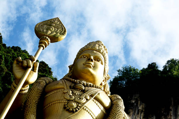 Buddha statue at night