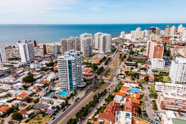 istock Aerial view of Punta Del Este, in Uruguay 2197071436