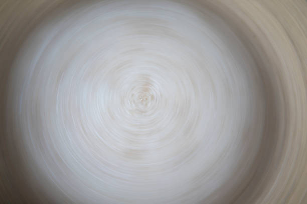 Spiral moving of bubble foam of Effective Microorganisms Compost in the bin