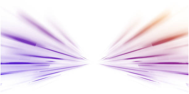 istock Abstract light lines of movement and speed. Light line moving with speed. 2197080754