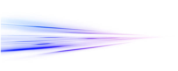 istock Abstract light lines of movement and speed. Light line moving with speed. 2197085946