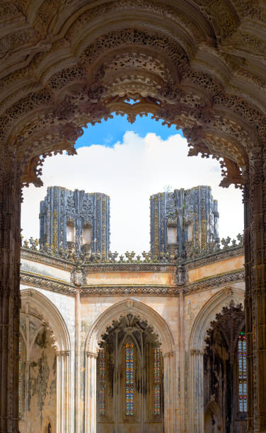 Monastery of Batalha, Portugal. The Monastery of the Dominicans of Batalha was built to commemorate the victory of the Portuguese over the Castilians at the battle of Aljubarrota in 1385. It was to be the Portuguese monarchy's main building project for the next two centuries.