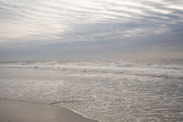 Ocean View (high tide) with soft shoreline in distance