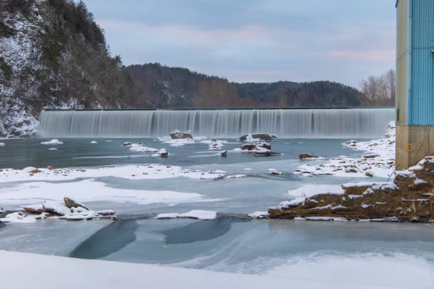 istock Dam on the New River in Fries, VA 2197091991