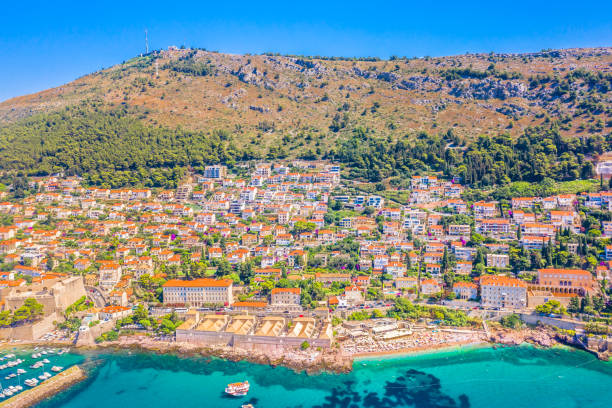 istock Dubrovnik Adriatic Coastline with Historic Landmarks and Scenic Views 2197093457