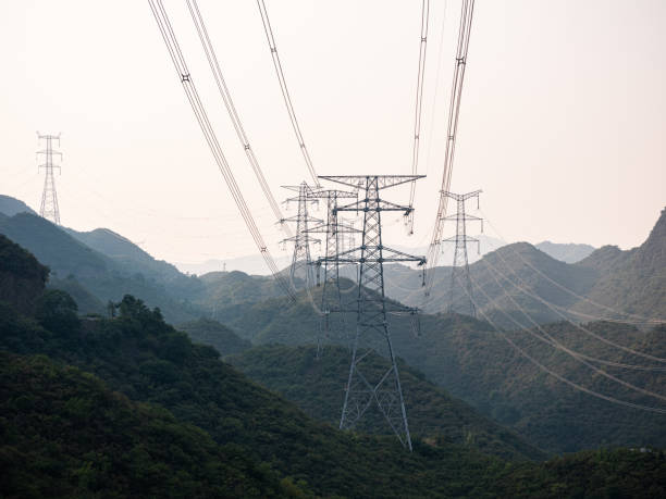 istock A high-voltage transmission tower built in the mountains 2197098948