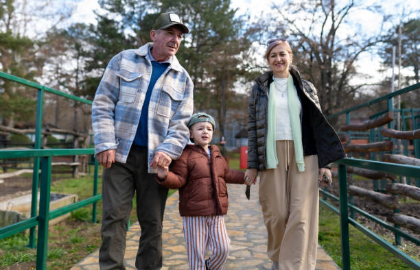 istock Visiting a zoo with my grandparents 2197104525