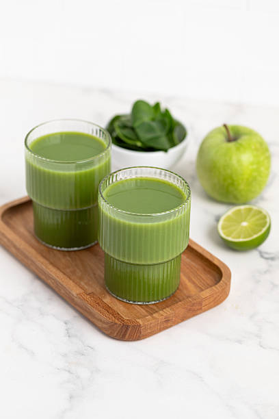 istock Green detox smoothie, cocktail, diet 2197106215