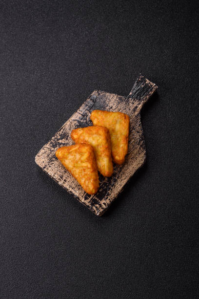 istock Hash browns with potatoes and onions, salt and spices 2197108768