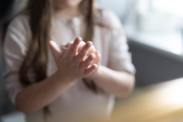 Holy Communion or Eucharist of christianity concept. Eucharist is sacrament instituted by Jesus. during last supper with disciples. Bread and wine is body and blood of Jesus Christ of Christians.