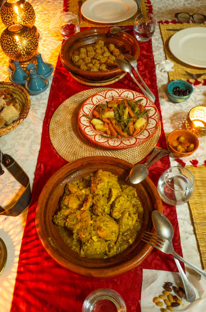 istock Delicious Moroccan food dishes 2197120467