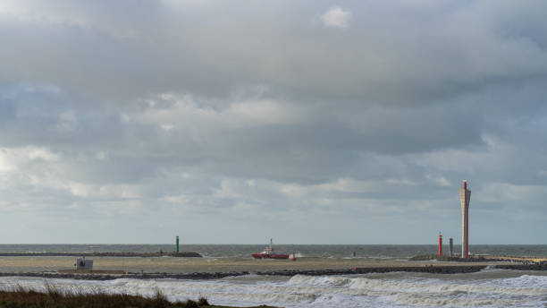 Lighthouse on the North sea, Belgium