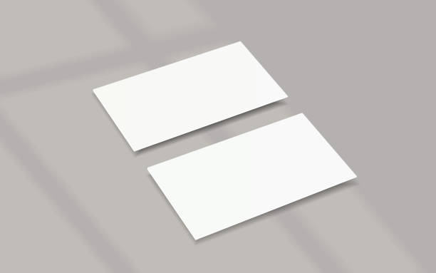 istock High quality vector business card mockup for your design template. Blank empty credit card or business card template. 2197124179