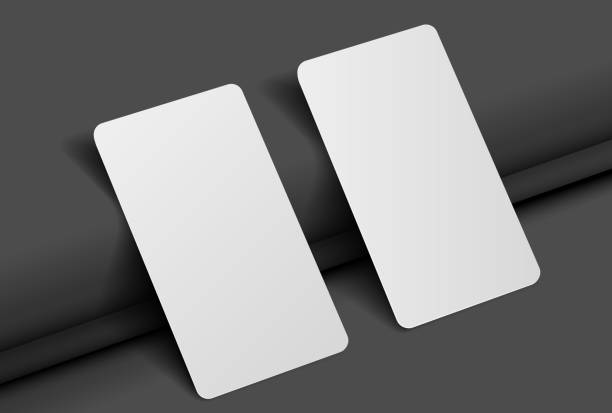 istock High quality vector business card mockup for your design template. Blank empty credit card or business card template. 2197124181