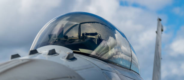 istock Canopy of a General Dynamics F-16 fighter air plane.. 2197126931