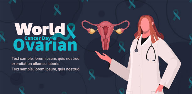 istock Doctor demonstrating model of female reproductive system 2197130596