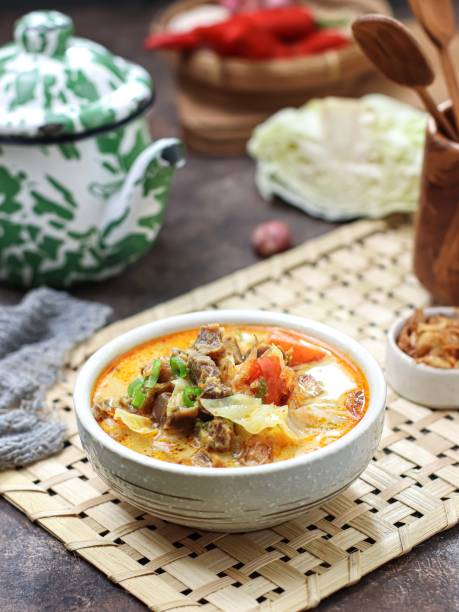 istock Tongseng Sapi is an Indonesian beef stew dish in curry 2197139082
