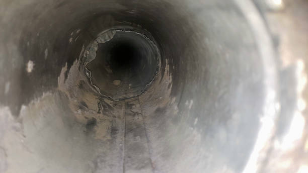 istock Clean Dryer Vent Interior After Professional Maintenance 2197142207
