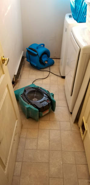 istock Laundry Room Water Damage Restoration with Air Movers 2197142565