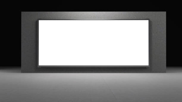 istock Blank led advertising board or banner 2197146220