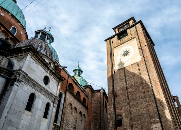 Church tower in the centre of Conegliano