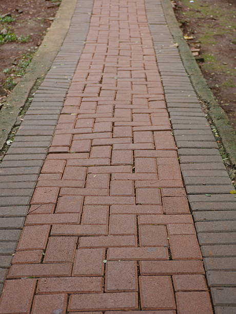 istock A pavement with paving blocks forming an attractive pattern, perfect for a background. 2197163646
