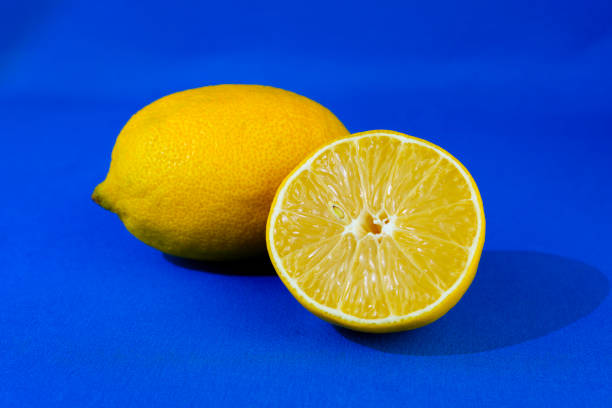 Half Lemons Isolated on White