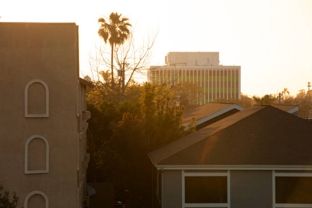 istock Santa Ana California Sunset Skyline 2197170035