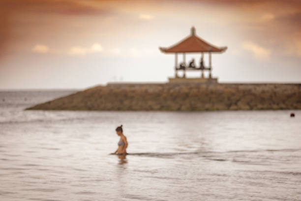 Sanur is a coastal stretch of beach east of Denpasar in southeast Bali which has grown into a little town in its own right.