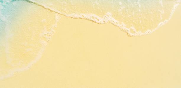 istock beautifully sand beach, closeup, top view 2197171836