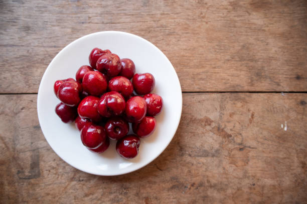 Fresh Pitanga tropical fruit in detail