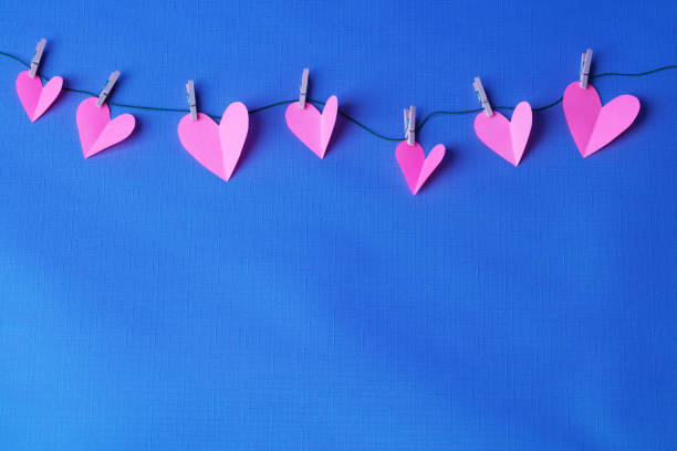Love Note and Red Heart with Arrow on White