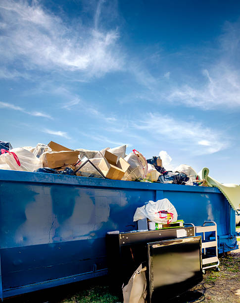 Residential garbage dump area