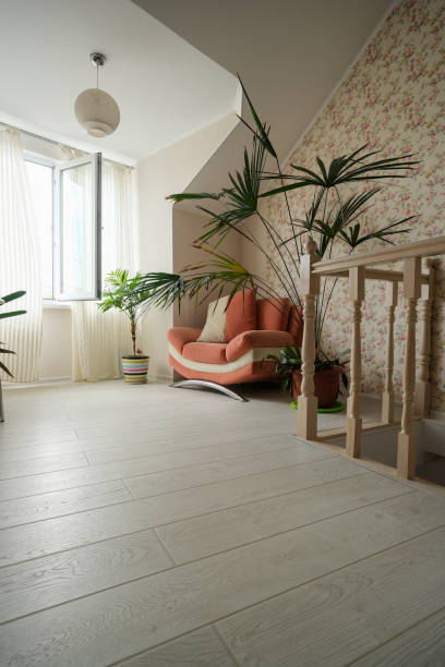 Interior of a cozy room on the second floor