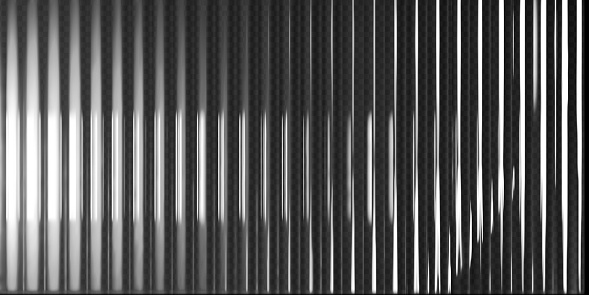 Translucent Ribbed Glass Render 3d Transparent Ribbed Glass Background With Refraction Effect Reeded ...