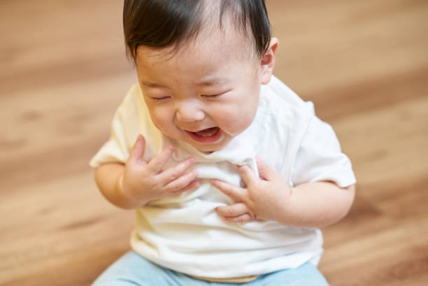 istock Crying baby in the living room 2197203685
