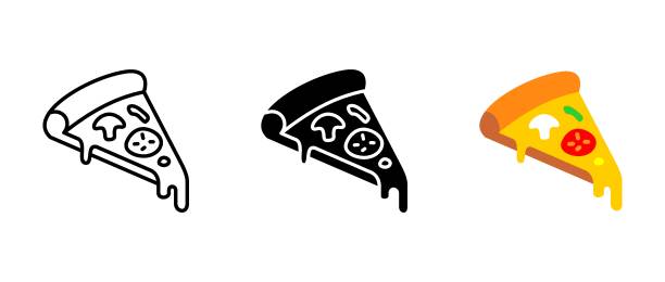 ilustrații de stoc cu web - pizza
