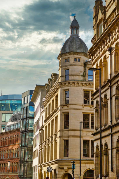 istock Manchester City Streetscape with Cupola Building 2197209582