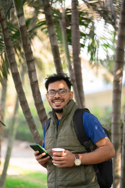 istock Smiling Man Enjoying a Refreshing Outdoor Break 2197212313
