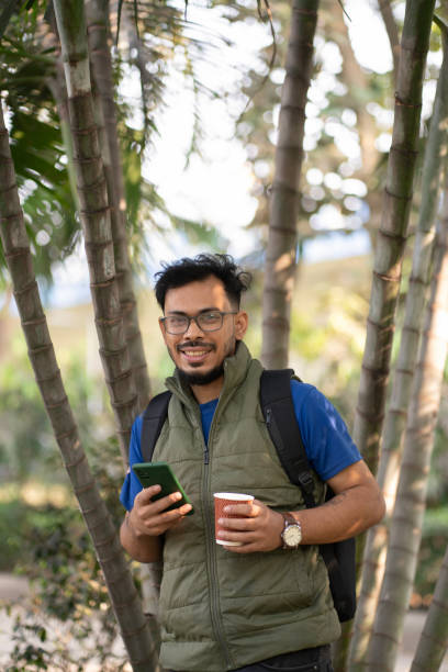 istock Smiling Man Enjoying a Refreshing Outdoor Break 2197212318