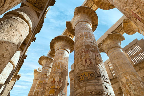 istock Great Hypostyle Hall at Karnak temple. Luxor. Egypt. 2197215141