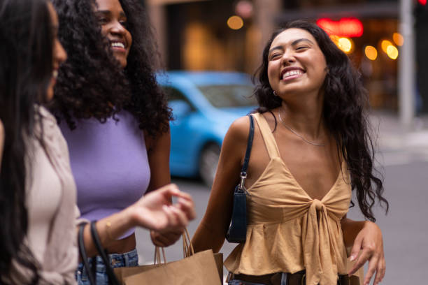 istock Besties on a shopping spree 2197221072