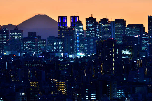 The view from the Shibuya Sky observatory. Shooting Location: Tokyo metropolitan area